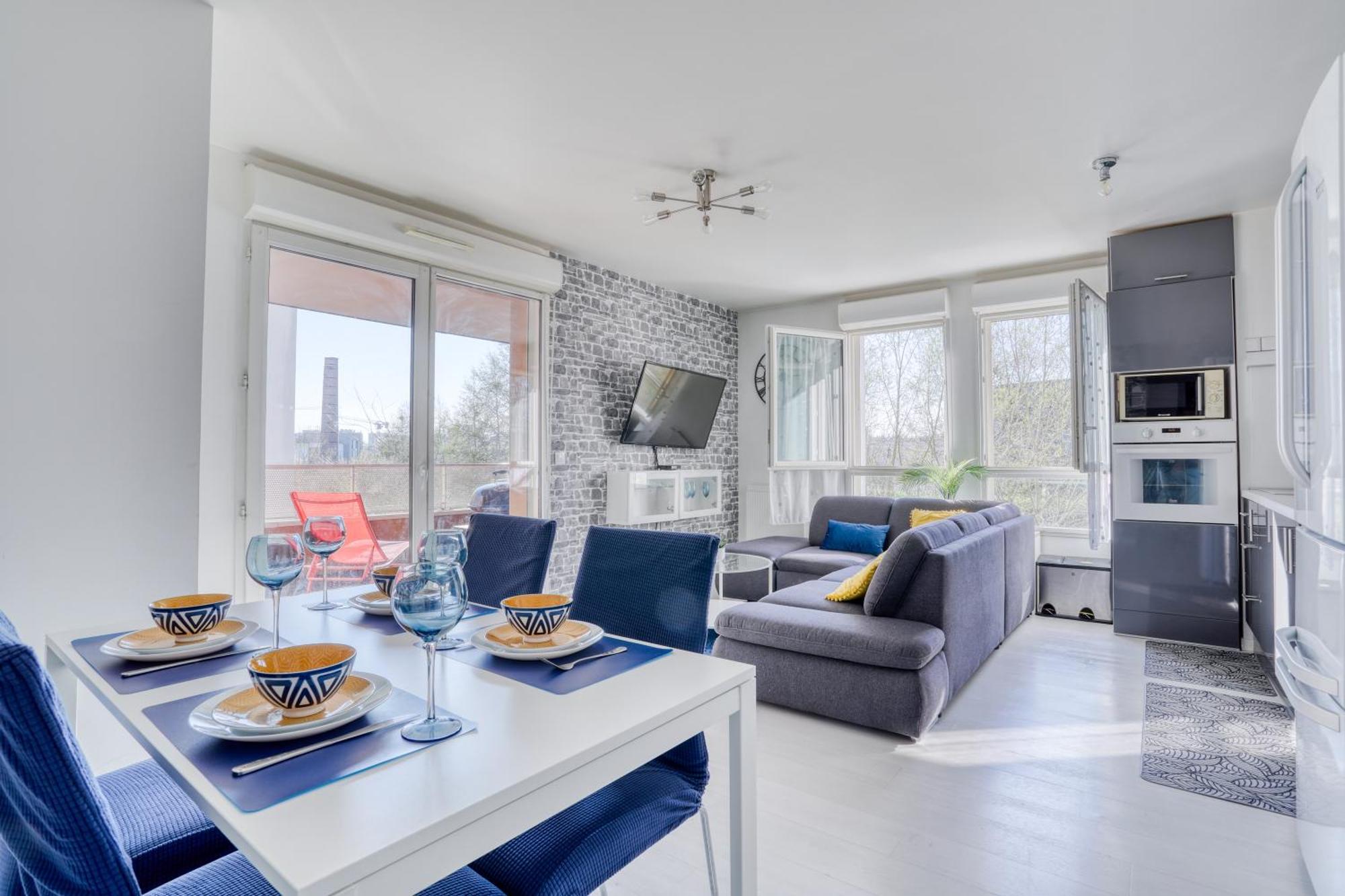 סטאן "Le Serenity ", Appartement Spacieux ,Balcon, Parking Prive Gratuit, Netflix, Proche Cdg Et Stade De France מראה חיצוני תמונה